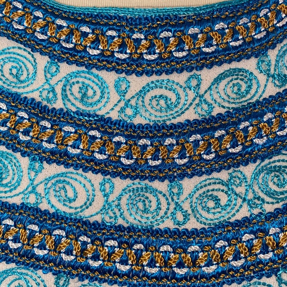 Vintage 60’s /70’s, handmade embroidered caftan kaftan - Picture 7 of 16